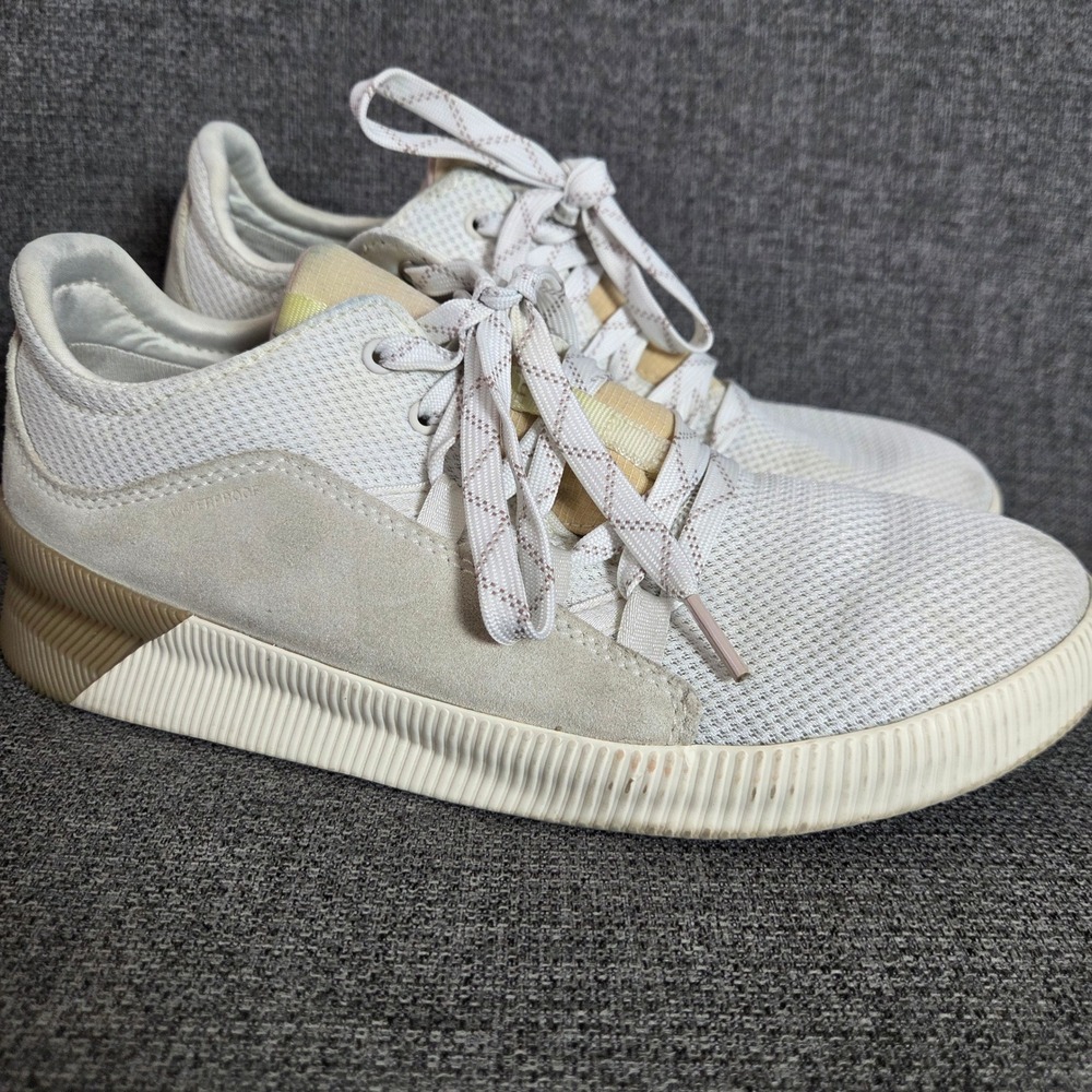 SOREL Womens Size 8 EU 39 White Cream Sneakers Low Top Casual Shoes AL4000 - Picture 2 of 10